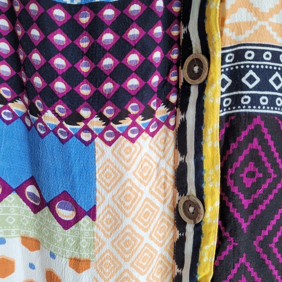 Anthropologie Everyway Patchwork Shirt Dress - Picture 6 of 10